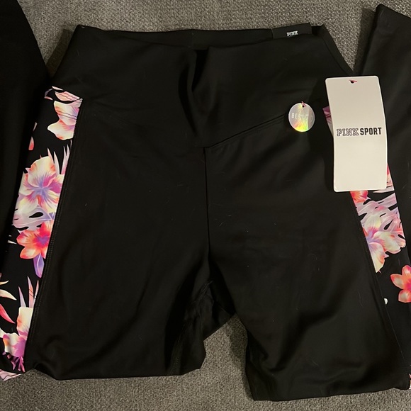 VS PINK HIGH WAIST V ULTIMATE FLORAL LEGGINGS - Picture 4 of 8